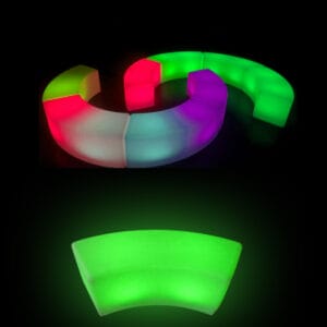 Illuminated LED Bench