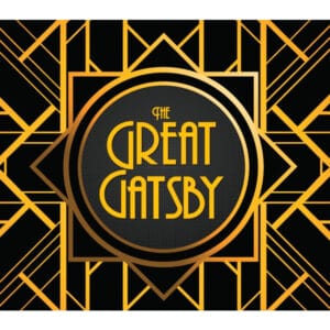 Themed Backdrop, Great Gatsby, Standard Size