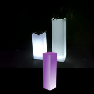 A Illuminated Square Plinth