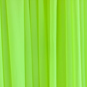 Chiffon Drape Hire Melbourne - Fluro Yellow