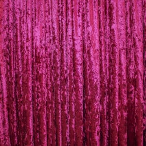 Crushed Velvet Dark Pink Drape Hire Melbourne