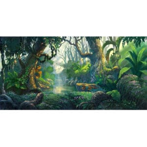 Large Enchanted Forest Backdrop Hire Melbourne