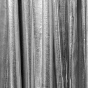 Silver Liquid Drape Hire Melbourne