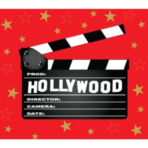 Standard Hollywood Take Board Backdrop Hire Melbourne