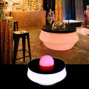 LED Donut Ottoman