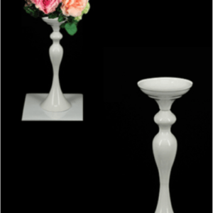 Candle Holder, White Podium, White Candle Holder