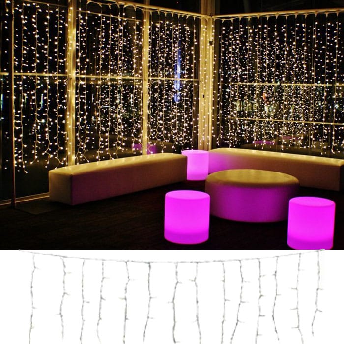 Led Fairy Light Curtain Hire Feel Good Events Melbourne