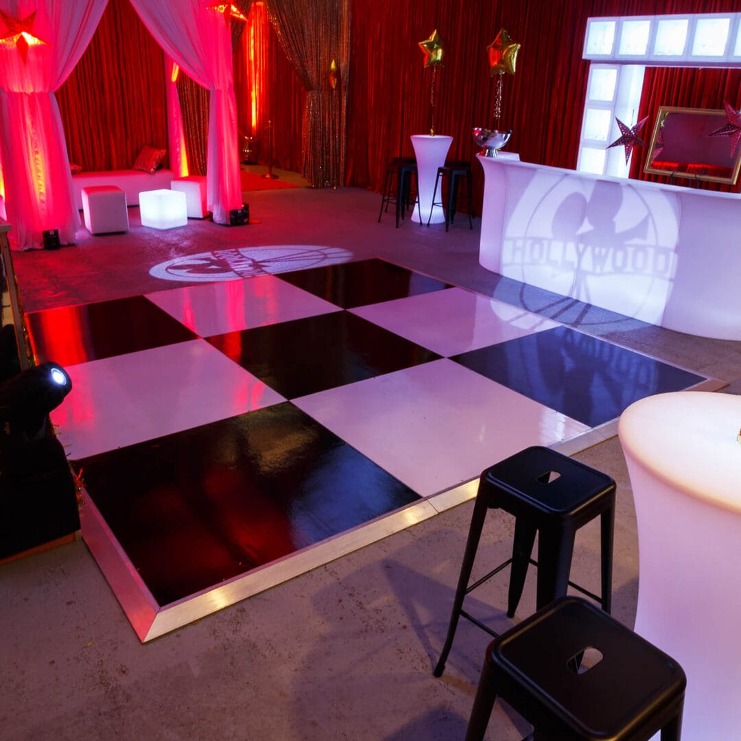 Black & White Dance Floor Hire Feel Good Events Melbourne