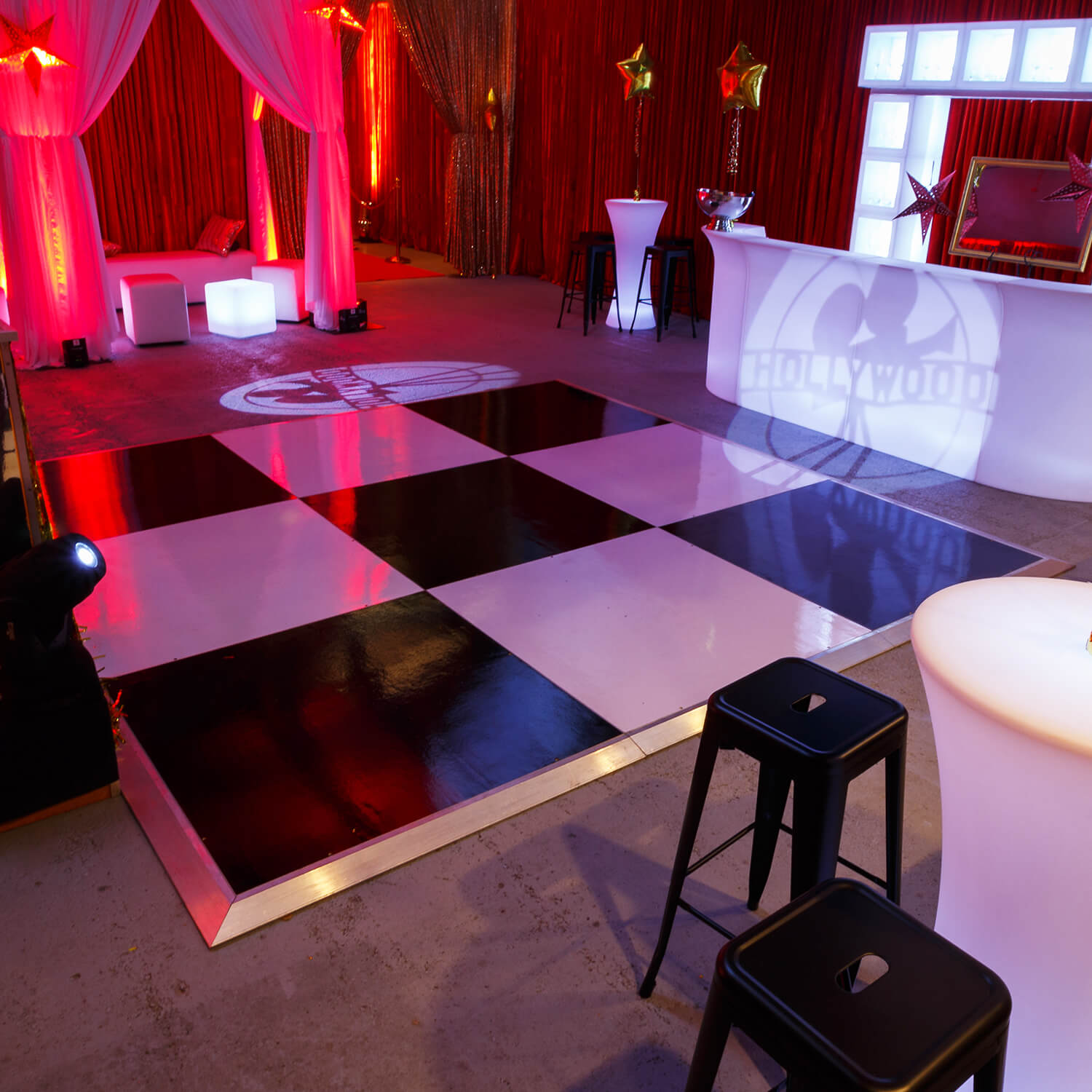 Black White Dance Floor Hire Feel Good Events Melbourne