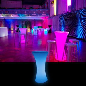 LED Round Bar Table