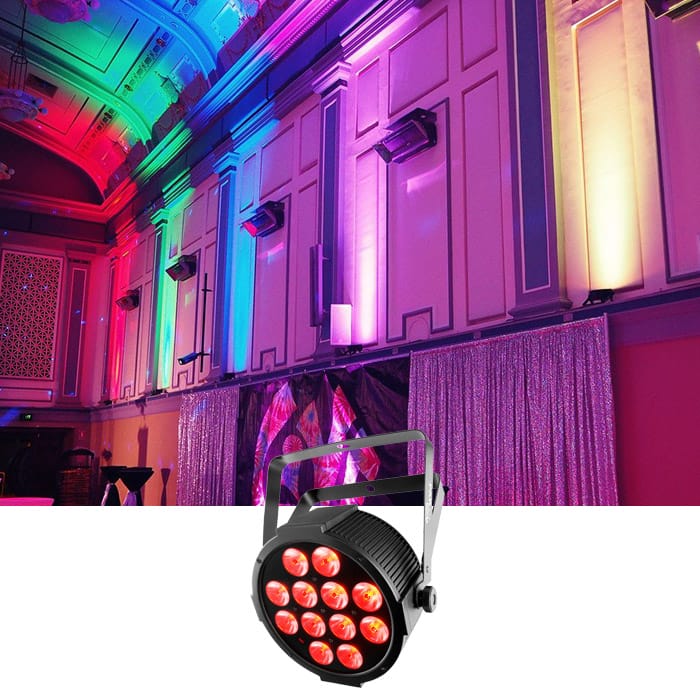 par can lights for weddings