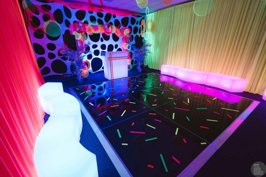 Black Dance Floor Hire Feel Good Events Melbourne
