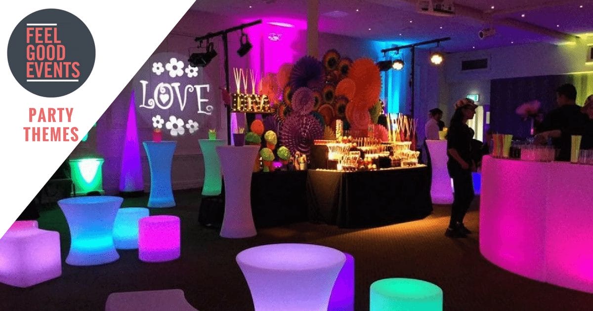 Neon Glow Party Theme Hire Feel Good Events Melbourne