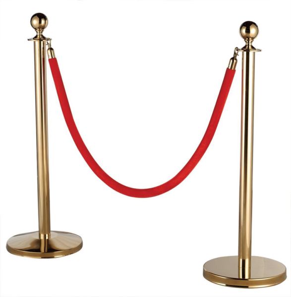 Gold Stanchions, Hire, Feel Good Events