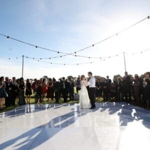 White dance floor, dance floor for hire