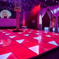 LED dance floor Illuminated hire
