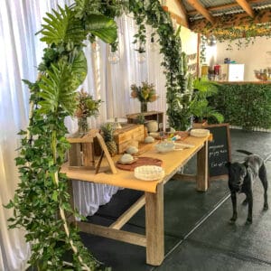 Tropical Oasis Theme Grazing Table Hire Melbourne