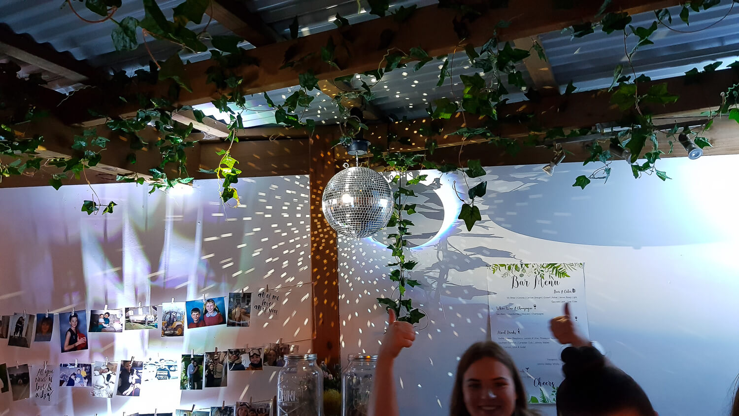 disco ball hire melbourne among vine covered styling products