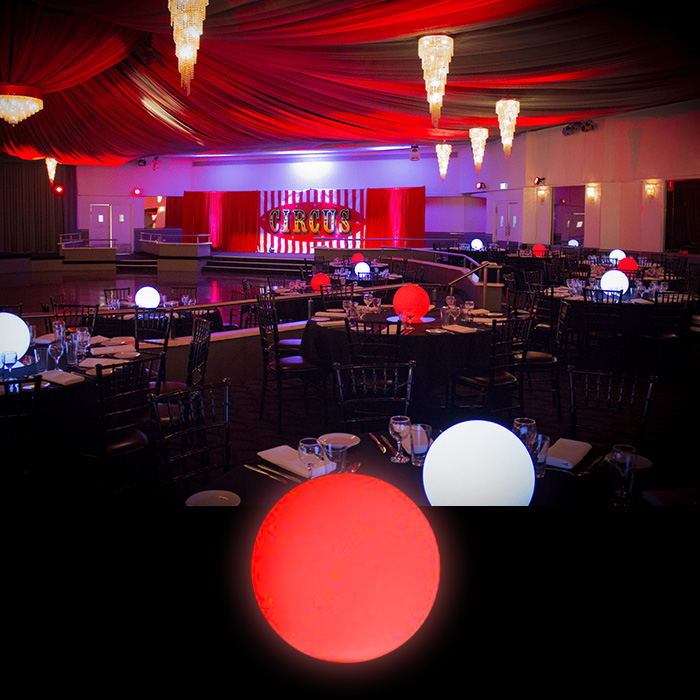 Led Sphere Hire Feel Good Events, Outdoor Event Lighting Melbourne