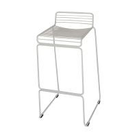 Wire Stool Hire Melbourne White Front Pic
