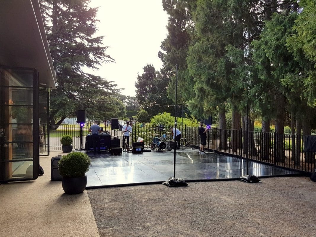 Outdoor Dance Floor Hire Feel Good Events Melbourne