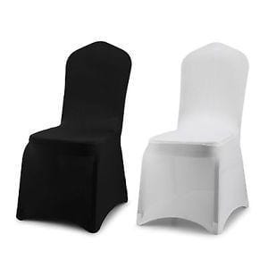 black chair covers