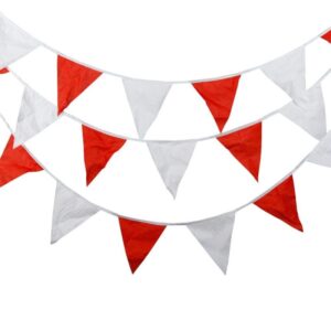 red white Bunting Flags