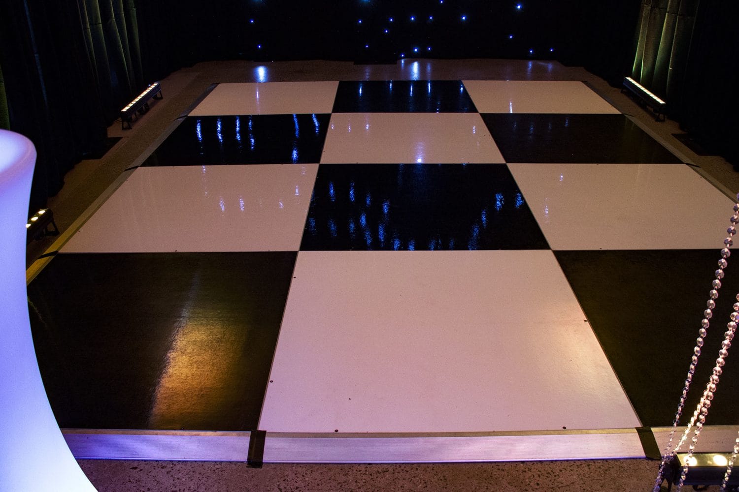 Black & White Dance Floor Hire Feel Good Events Melbourne