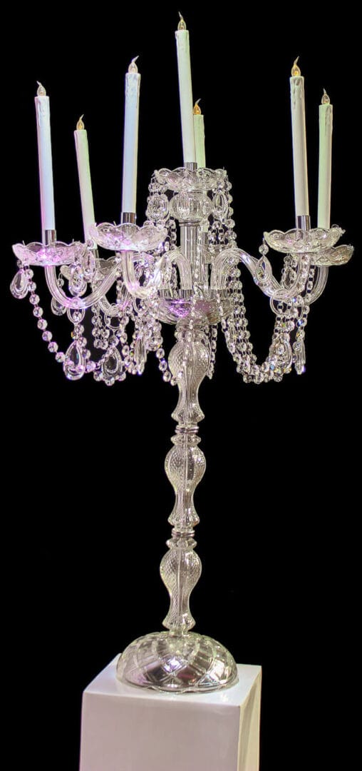 Crystal Candelabra Hire Candle Holders Feel Good Events Melbourne