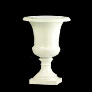 white gloss urn