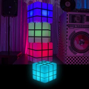 led rubix cubes