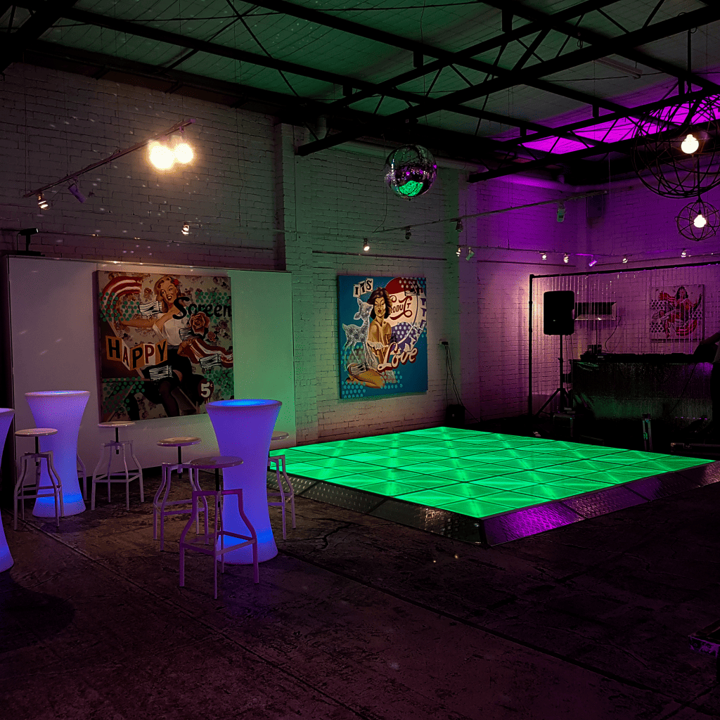 Illuminated LED Dance Floor Hire Feel Good Events Melbourne