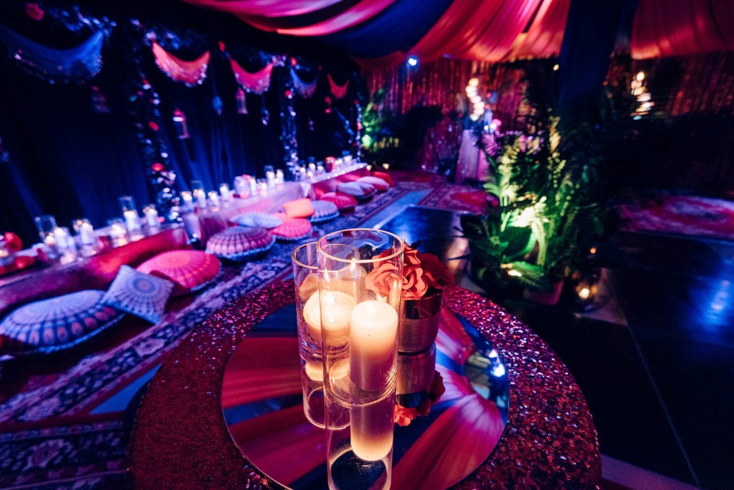 arabian nights theme table decor