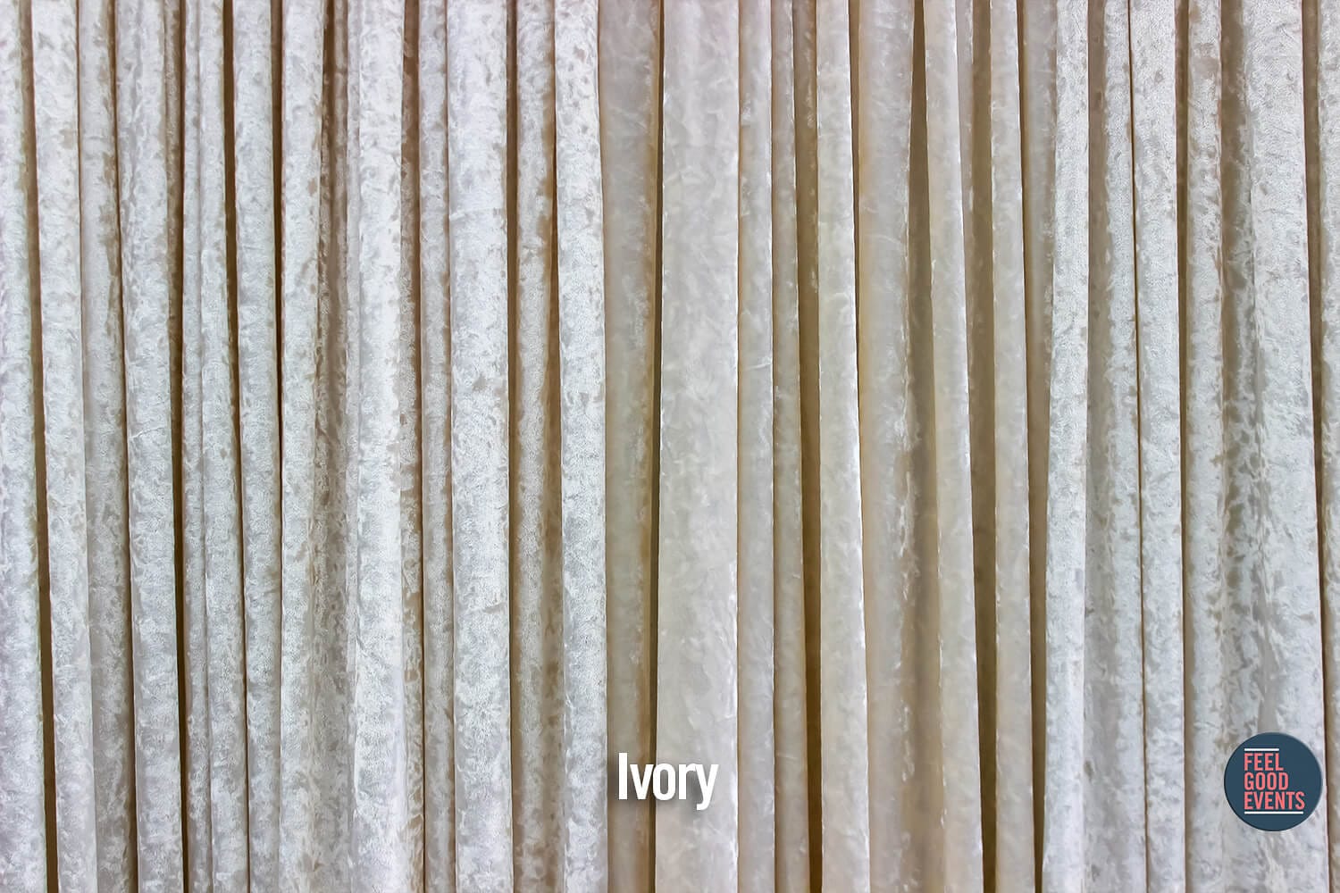 Crushed Velvet Drape Hire Feel Good Events Melbourne