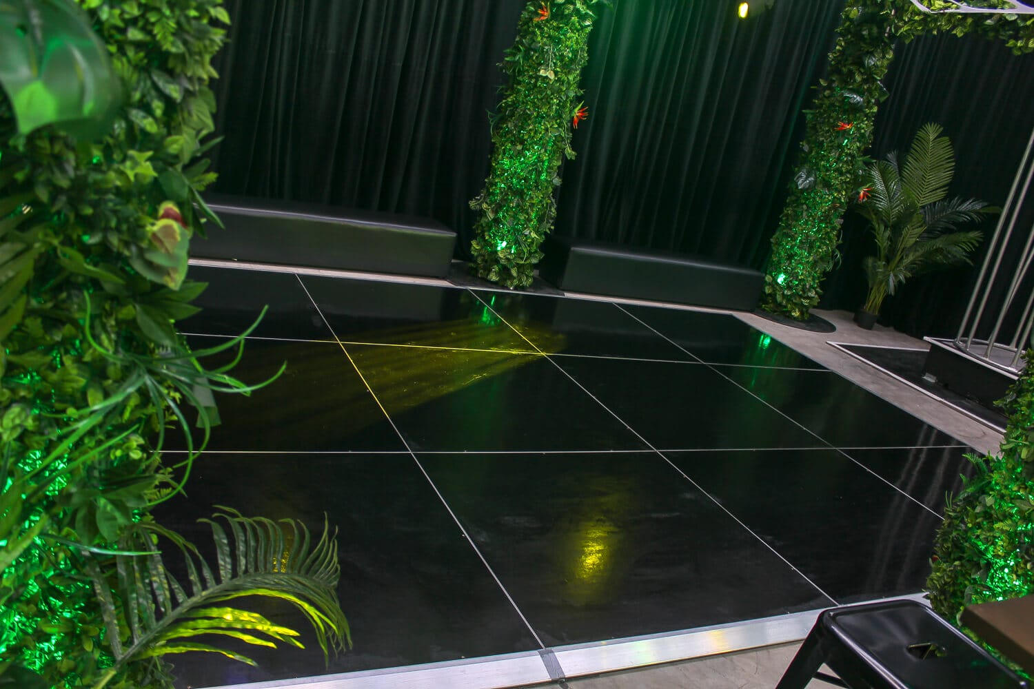 Black Dance Floor Hire Feel Good Events Melbourne