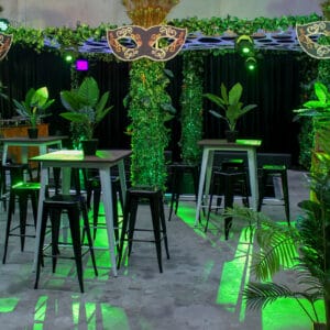 masquerade jungle theme hire melbourne