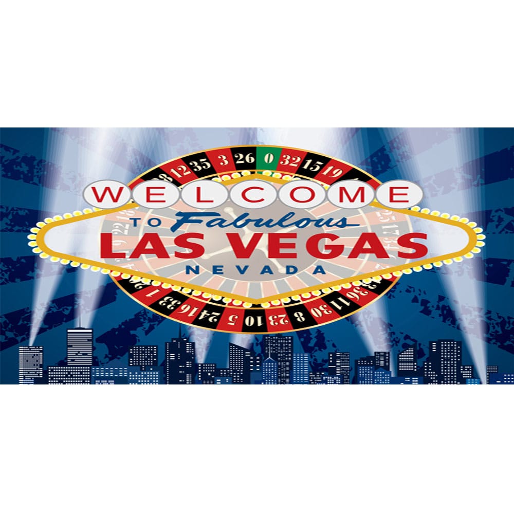 Large Las Vegas Backdrop Hire | Feel Good Events | Melbourne