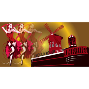 Moulin Rouge Backdrop Hire Melbourne