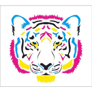 Standard Coloured Tiger Backdrop Hire Melbourne