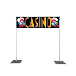 Backdrop Rigging with casino banner hire melbourne