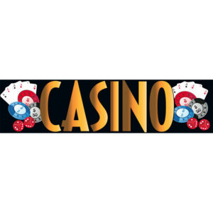 Casino Themed Entrance Banner Hire Melbourne