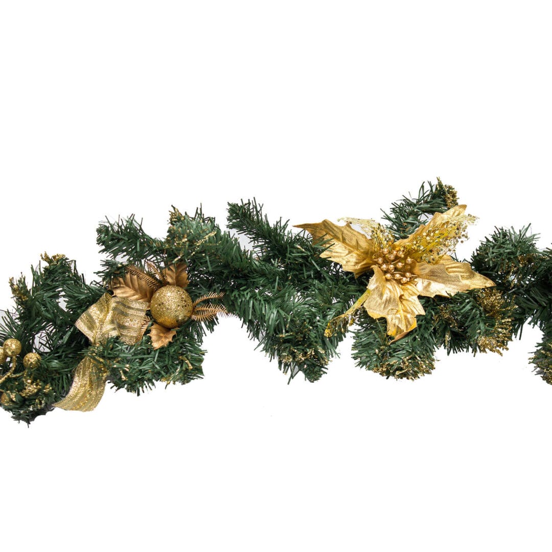 Gold Christmas Garland Hire Feel Good Events Melbourne