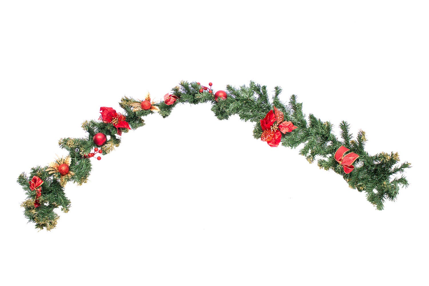 Red Christmas Garland Hire Feel Good Events Melbourne