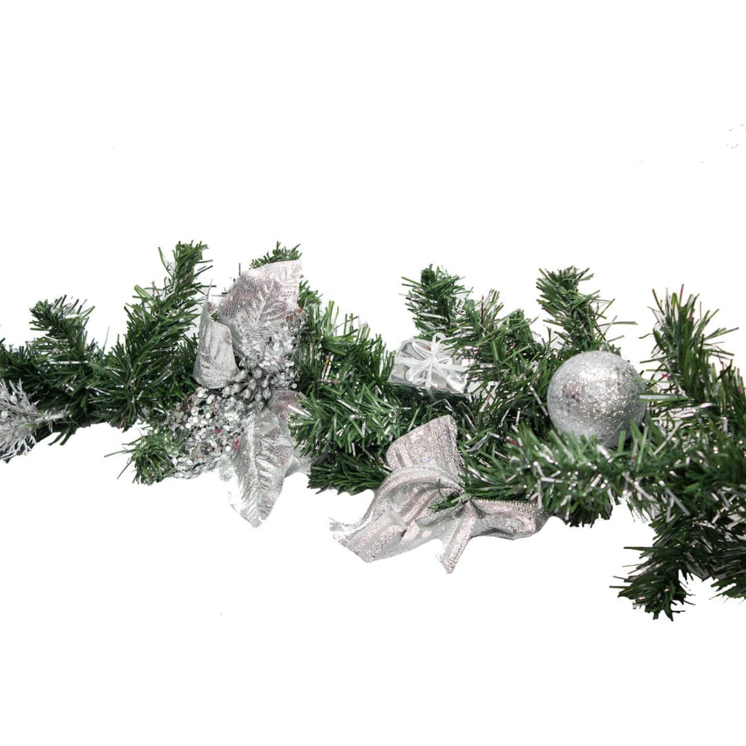 Silver Christmas Garland