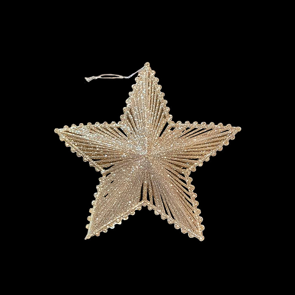 Large Gold Star Ornament