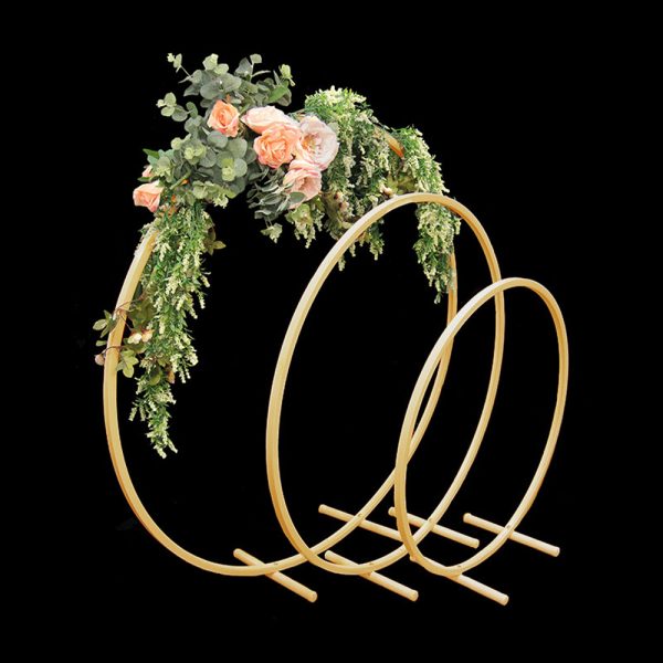 Gold Table Flower Stand Hire Feel Good Events Melbourne