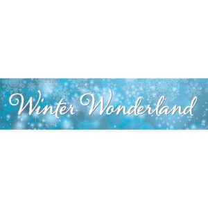Winter Wonderland Themed Entrance Banner Hire Melbourne
