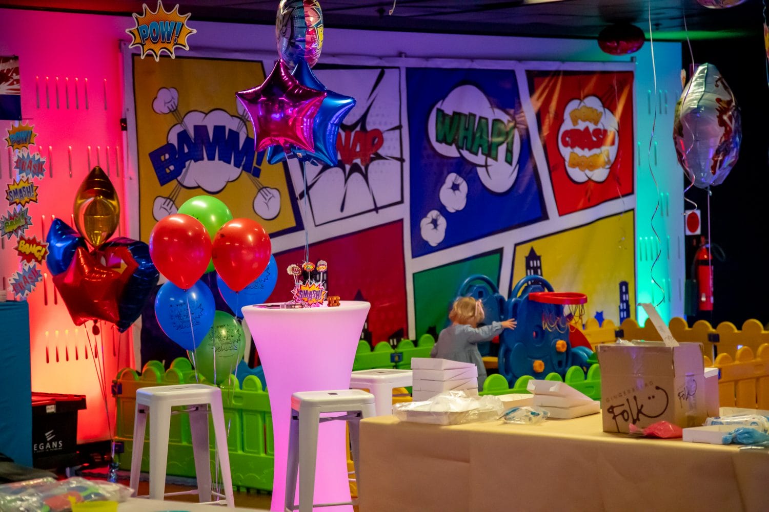 superhero kids party theme