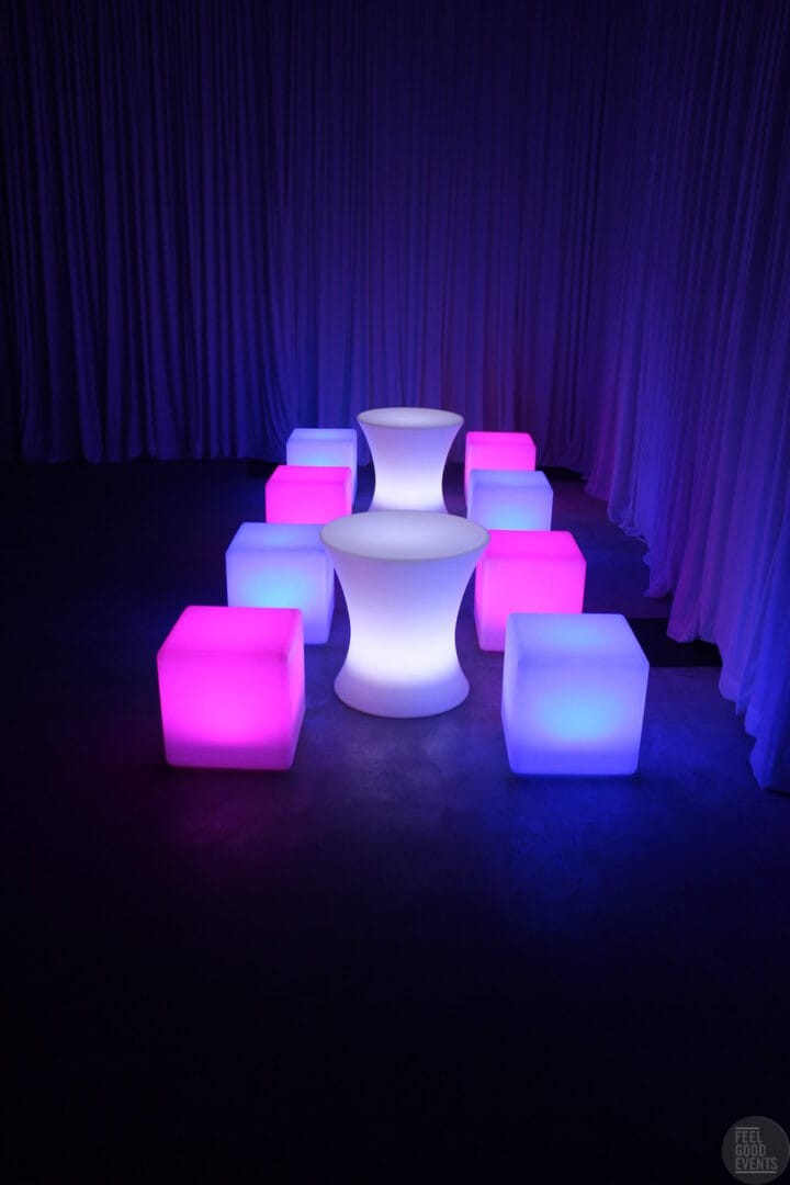 Illuminated Furniture Bundle 1 Feel Good Events Melbourne