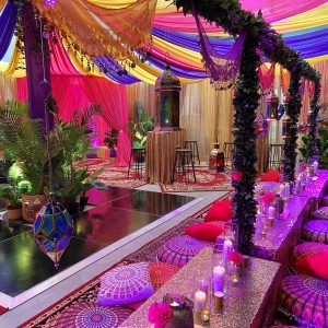 arabian nights theme room setup